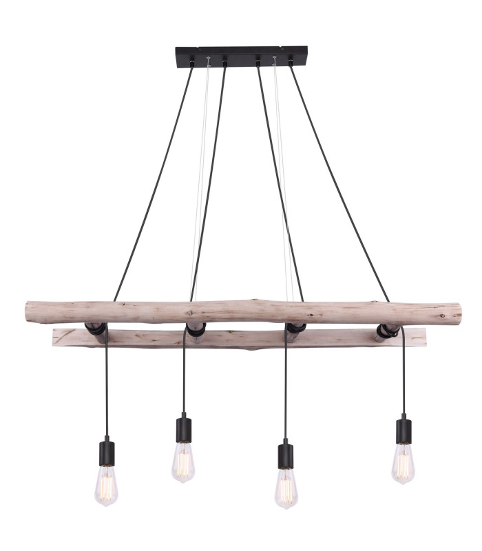 Irmgard Bar Pendant Ceiling Light Natural Color 4x E27-3
