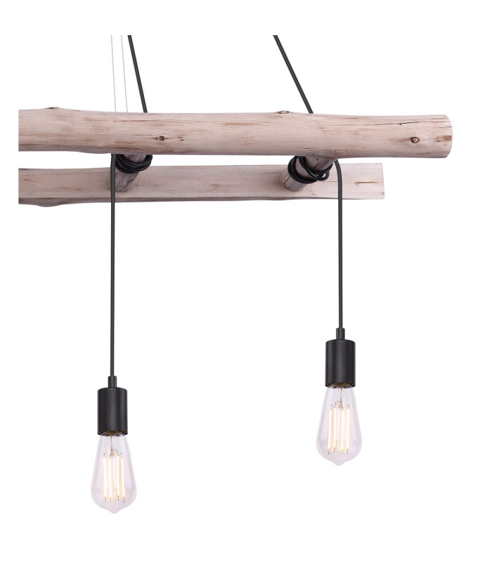 Irmgard Bar Pendant Ceiling Light Natural Color 4x E27-4