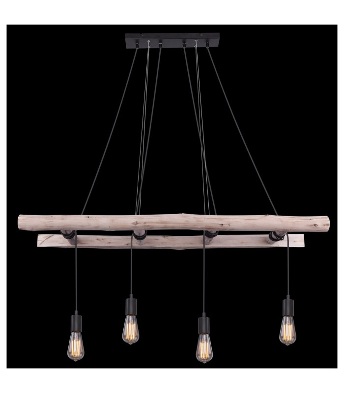 Irmgard Bar Pendant Ceiling Light Natural Color 4x E27-6