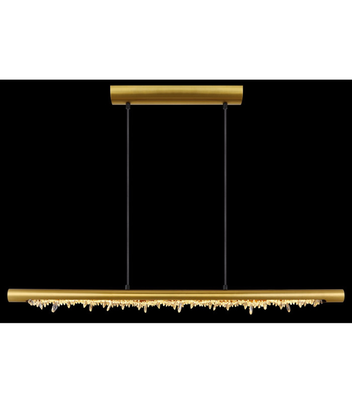 Felicitas Bar Pendant Ceiling Light Brass-Coloured LED 3000K-6