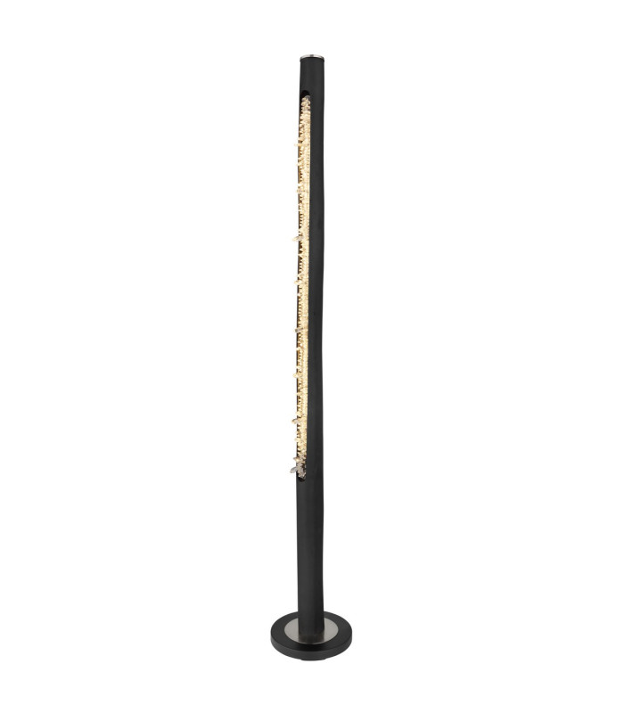 Felicitas LED Integrated Floor Lamp Matt Black LED Dimmable 3000K-1