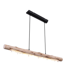 Felicitas 100cm Bar Pendant Ceiling Light Matt Black LED 3000K-1