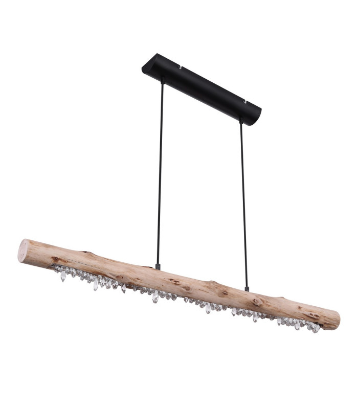 Felicitas 100cm Bar Pendant Ceiling Light Matt Black LED 3000K-2