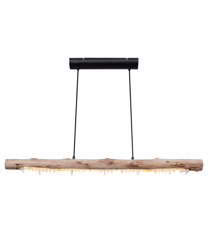 Felicitas 100cm Bar Pendant Ceiling Light Matt Black LED 3000K-3