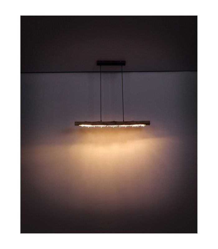 Felicitas 100cm Bar Pendant Ceiling Light Matt Black LED 3000K-7