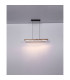 Felicitas 100cm Bar Pendant Ceiling Light Matt Black LED 3000K-8