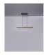 Felicitas 100cm Bar Pendant Ceiling Light Matt Black LED 3000K-9