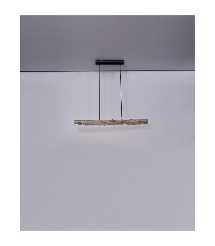 Felicitas 100cm Bar Pendant Ceiling Light Matt Black LED 3000K-9