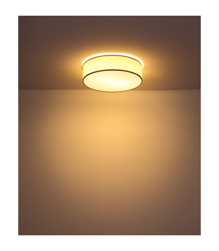 Varios Cylindrical Ceiling Light White 2x E27-4
