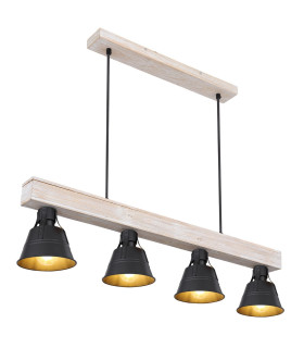 Günther Bar Pendant Ceiling Light Natural Color 4x E27-1