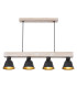 Günther Bar Pendant Ceiling Light Natural Color 4x E27-3