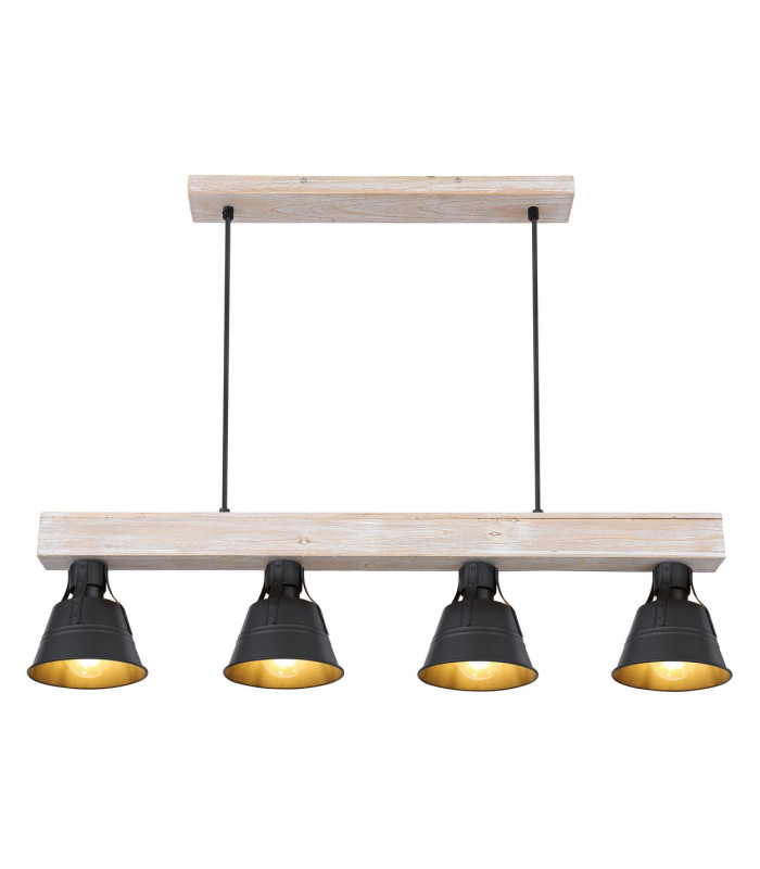 Günther Bar Pendant Ceiling Light Natural Color 4x E27-3