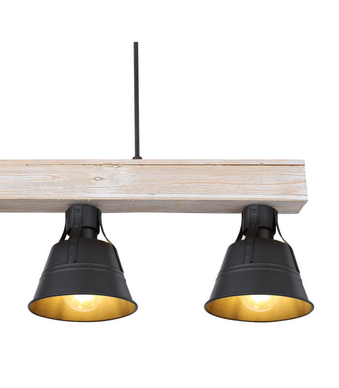 Günther Bar Pendant Ceiling Light Natural Color 4x E27-4