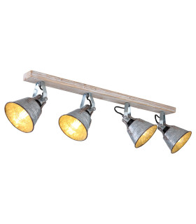 Günther I Ceiling Spotlight Bar White 4x E27-1