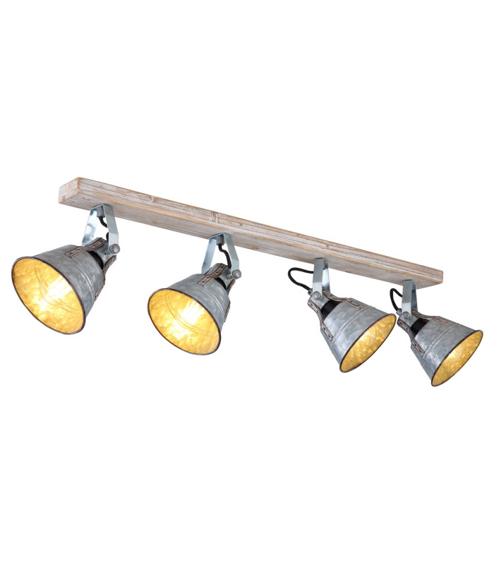 Günther I Ceiling Spotlight Bar White 4x E27-1