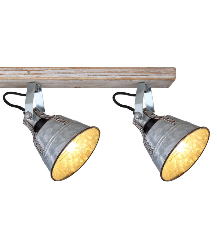 Günther I Ceiling Spotlight Bar White 4x E27-5