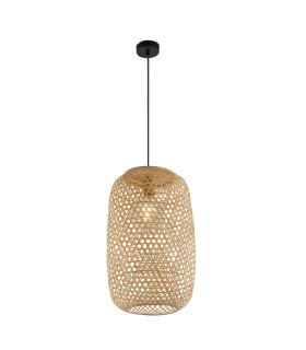 Mirena Wire Frame Pendant Ceiling Light Natural Color 1x E27-1