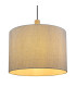 Roger Cylindrical Pendant Ceiling Light Matt Black 1x E27-3