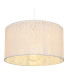 Pinni Cylindrical Pendant Ceiling Light White 1x E27-3