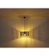Abini 42cm Cylindrical Pendant Ceiling Light Matt Black 1x E27-5