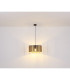 Abini 42cm Cylindrical Pendant Ceiling Light Matt Black 1x E27-6