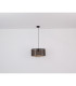 Abini 42cm Cylindrical Pendant Ceiling Light Matt Black 1x E27-7