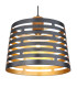 Ablona 35cm Cylindrical Pendant Ceiling Light Matt Black 1x E27-3