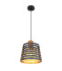 Ablona 25cm Cylindrical Pendant Ceiling Light Matt Black 1x E27-1