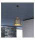 Ablona 25cm Cylindrical Pendant Ceiling Light Matt Black 1x E27-5