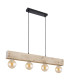 Adalie Bar Pendant Ceiling Light Matt Black 4x E27-2