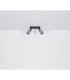 Hadera Twin Ceiling Spotlight Matt Black Smoke Glass Shade 2x E27-10