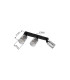 Hadera Ceiling Spotlight Bar Matt Black Smoke Glass Shade 3x E27-9