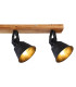 Günther Ceiling Spotlight Bar Brown 4x E27-5