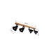 Günther Ceiling Spotlight Bar Brown 4x E27-6