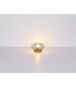 Normy Bedside Table Lamp Brass-Coloured Smoke Glass Shade 1x E27-6