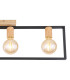 Daniel Ceiling Spotlight Bar Matt Black 4x E27-4