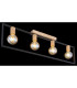 Daniel Ceiling Spotlight Bar Matt Black 4x E27-5