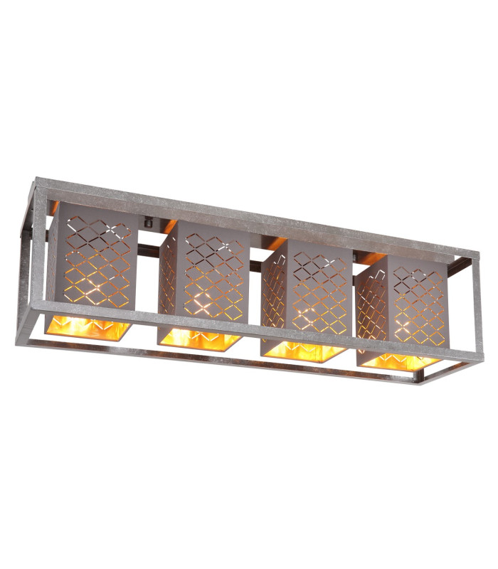 Thomas Ceiling Spotlight Bar Silver Colored 4x E27-1