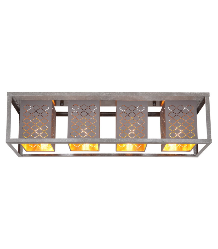 Thomas Ceiling Spotlight Bar Silver Colored 4x E27-3