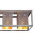 Thomas Ceiling Spotlight Bar Silver Colored 4x E27-4