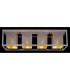 Thomas Ceiling Spotlight Bar Silver Colored 4x E27-6