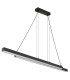 Grekkie Bar Pendant Ceiling Light Matt Black LED Dimmable 2700-6500K Remote Control Timer-2