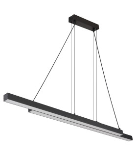 Grekkie Bar Pendant Ceiling Light Matt Black LED Dimmable 2700-6500K Remote Control Timer-2