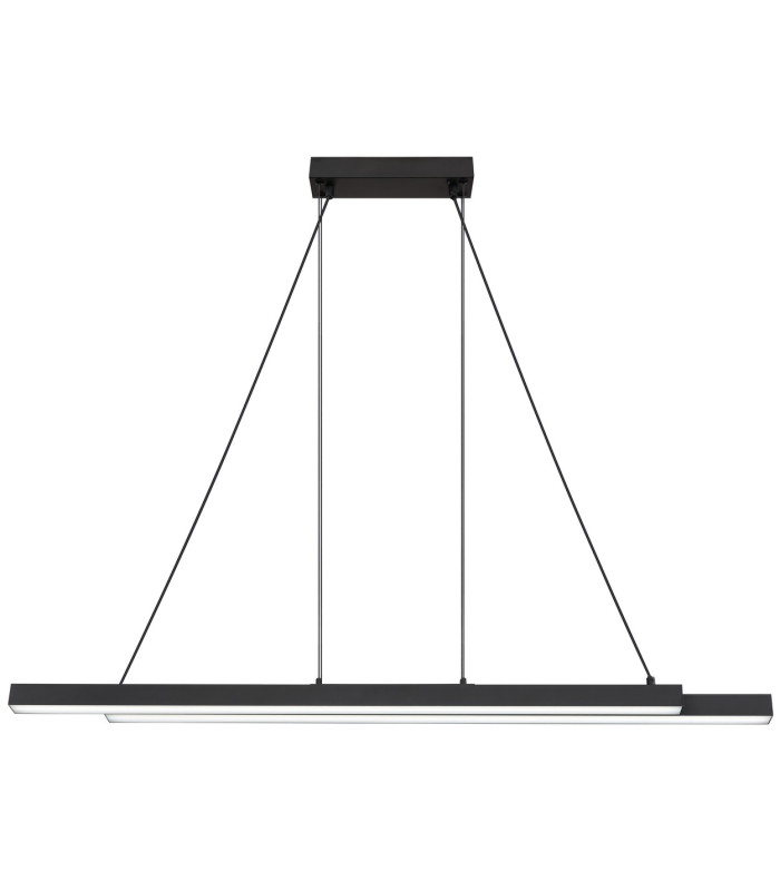 Grekkie Bar Pendant Ceiling Light Matt Black LED Dimmable 2700-6500K Remote Control Timer-3