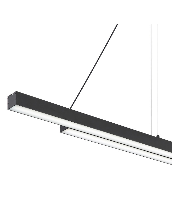 Grekkie Bar Pendant Ceiling Light Matt Black LED Dimmable 2700-6500K Remote Control Timer-4