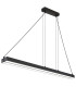 Grekkie Bar Pendant Ceiling Light Matt Black LED Dimmable 2700-6500K Remote Control Timer-7