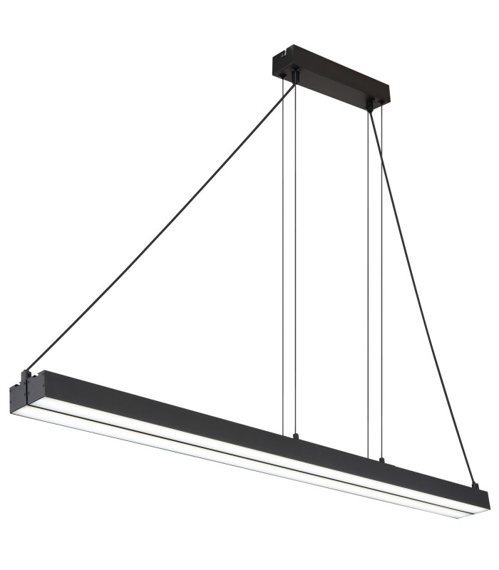 Grekkie Bar Pendant Ceiling Light Matt Black LED Dimmable 2700-6500K Remote Control Timer-7