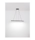 Grekkie Bar Pendant Ceiling Light Matt Black LED Dimmable 2700-6500K Remote Control Timer-9