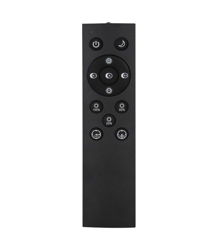 Grekkie Bar Pendant Ceiling Light Matt Black LED Dimmable 2700-6500K Remote Control Timer-11