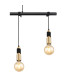 Alexius Bar Pendant Ceiling Light Matt Black 4x E27-4
